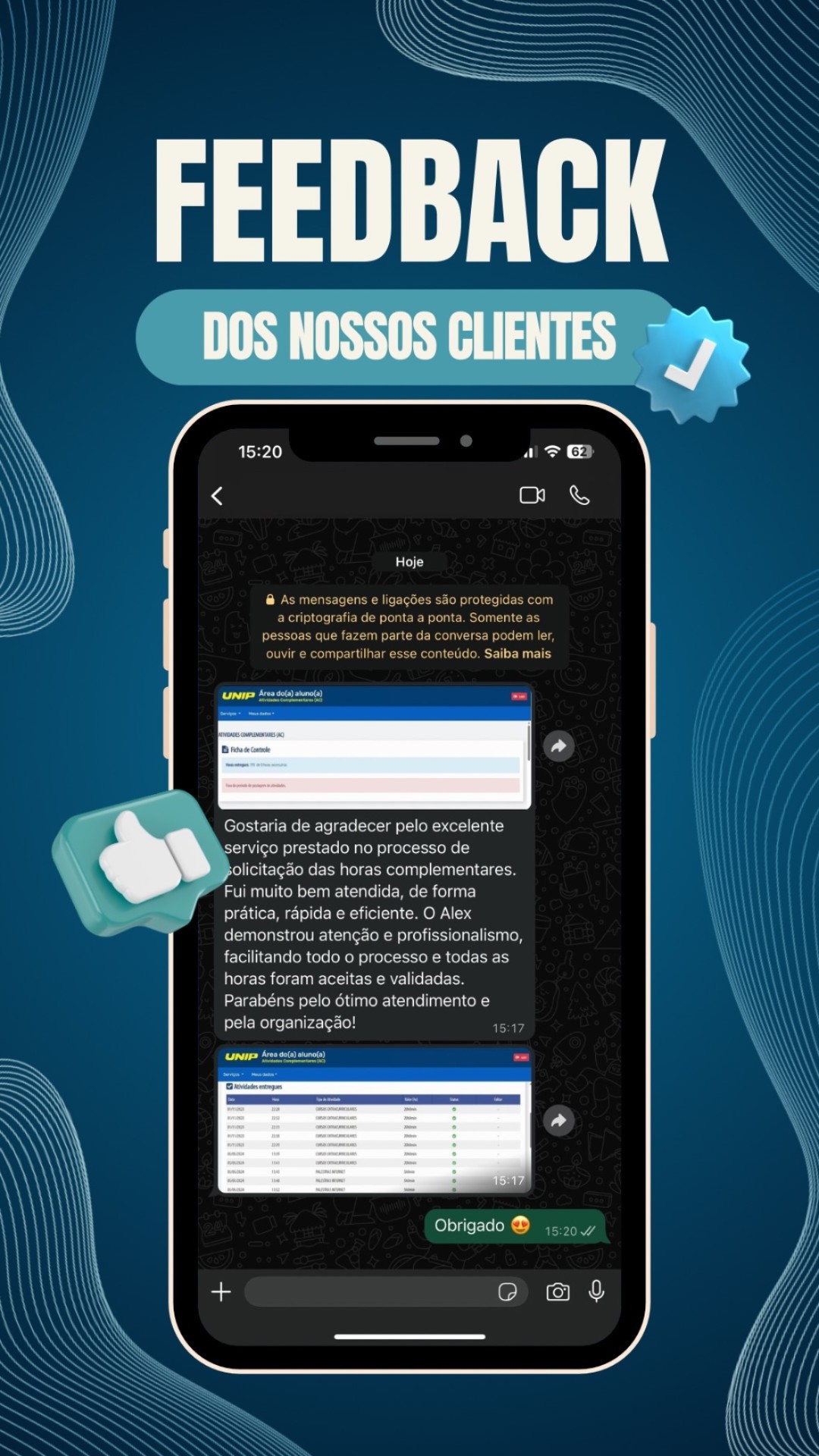 Feedback de cliente 8