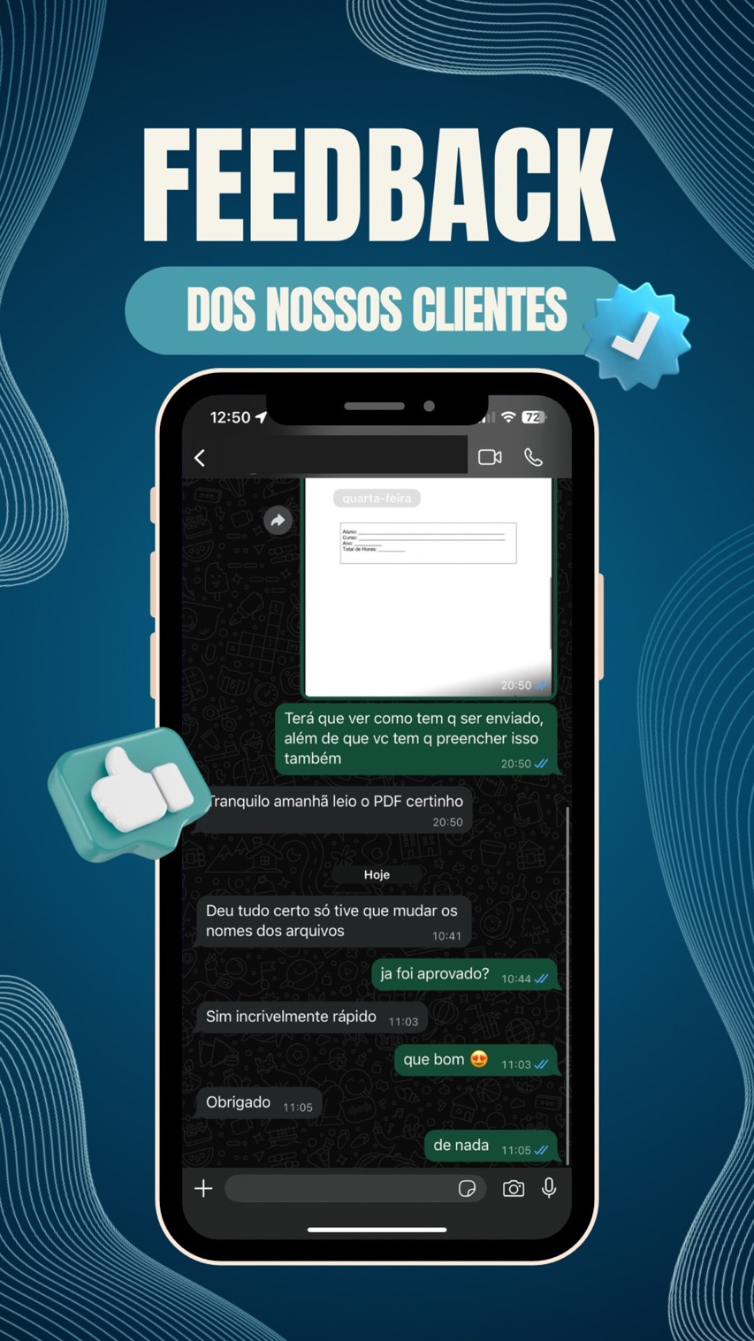 Feedback de cliente 16